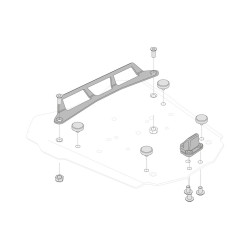 Adapter kit Steel-Rack do GIVI/KAPPA Monolock