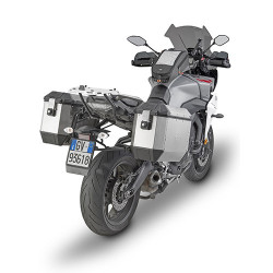 KAPPA KUFRY BOCZNE 36L MONOKEY KMS36A K'MISSION ALUMINIOWE (PARA   2 SZT) + DODATKOWY ZAMEK - DO STELAŻY BOCZNYCH KL, KLR, KLO,