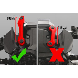 Adapter do regulacji przedniej szyby  Wunderlich do F 750 GS [18-]
