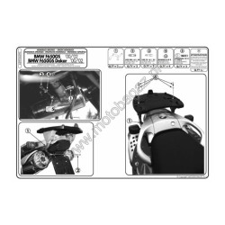 Stelaż pod kufer centralny do BMW F650 GS [00-03], F650 GS Dakar [00-03] - Givi 639F (zgodny z Kappa K6390)