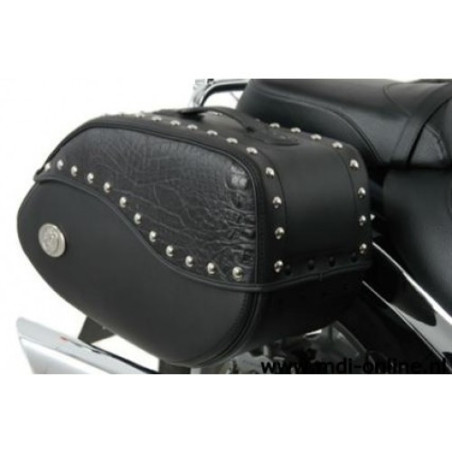 Skórzane sakwy Hepco & Becker Ivory Black