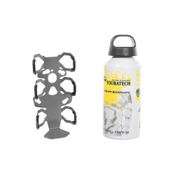 Uchwyt na akcesoria ZEGA Pro/ZEGA Mundo „uchwyt na butelkę” pojedynczy z aluminiową butelką Touratech 0,6 litra