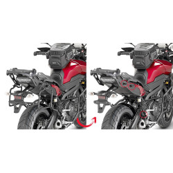 Stelaż pod kufry boczne Monokey do Yamaha MT-09 Tracer [15-17] - Givi PLR2122 (zgodne z Kappa KLR2122)