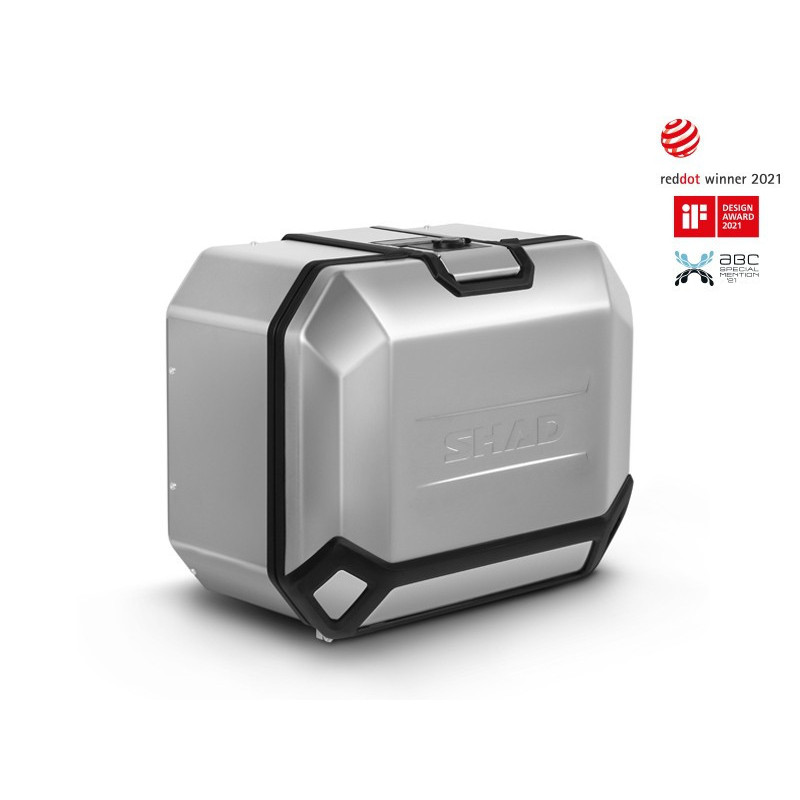 Kufry SHAD TR47 Terra (srebrne, boczne, 2 x 47 litrów)