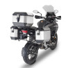 KAPPA KUFER CENTRALNY 44L MONOKEY KMS44A K'MISSION ALUMINIOWY SREBRNY