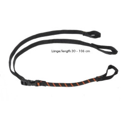 Pasy mocujące Rokstraps Strap It™ Pack Regulowane - czarno-pomarańczowe-  30-106 cm z pudełkami