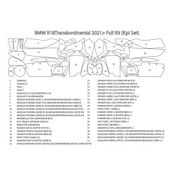Zestaw folii ochronnych Wunderlich do BMW R 18 Transcontinental