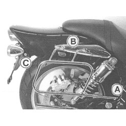 Stelaż pod sakwy skórzane Hepco&Becker do Suzuki M 1600 Intruder [2005], Suzuki VZ 1600 Marauder [2004]