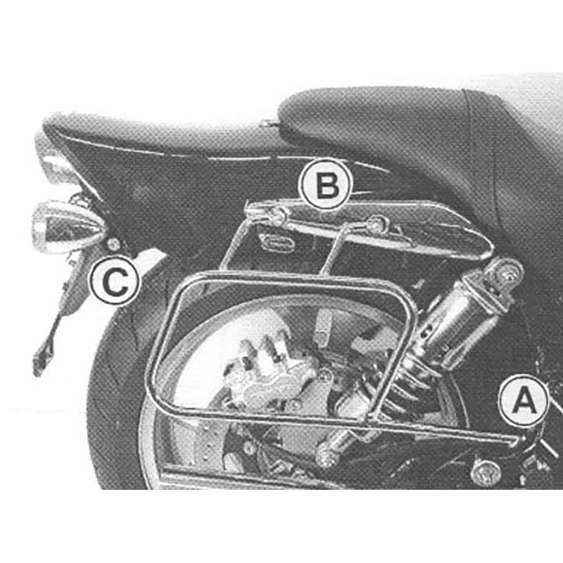 Stelaż pod sakwy skórzane Hepco&Becker do Suzuki M 1600 Intruder [2005], Suzuki VZ 1600 Marauder [2004]