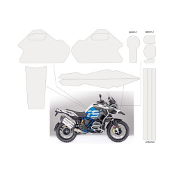 Zestaw folii ochronnych Wunderlich do BMW R1250GS Adv