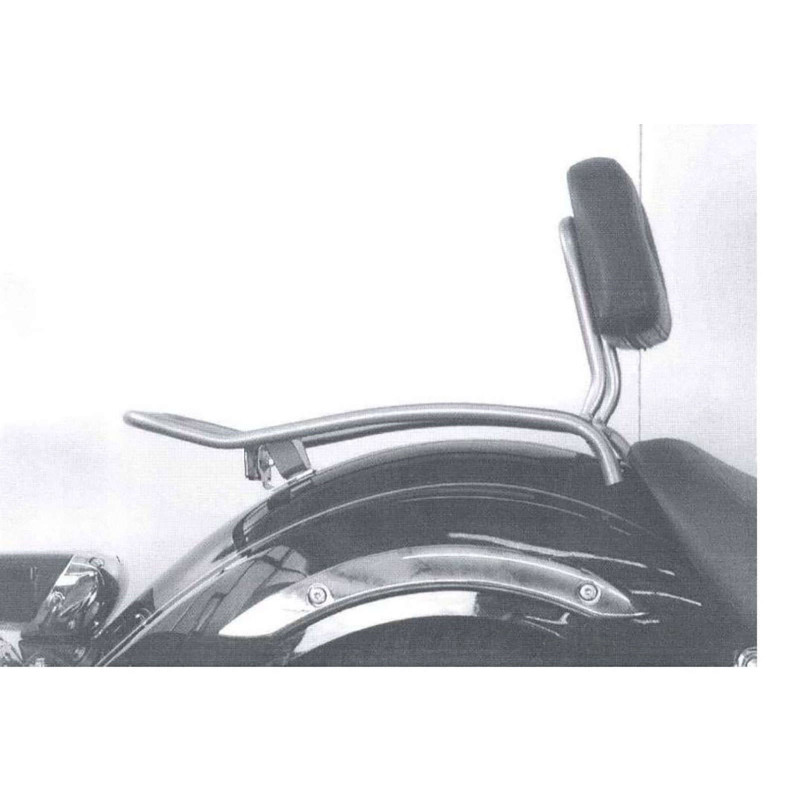 Bagażnik z oparciem Hepco&Becker do Yamaha XVS 125 Drag Star [2000-], Yamaha XVS 250 Drag Star [2001-]