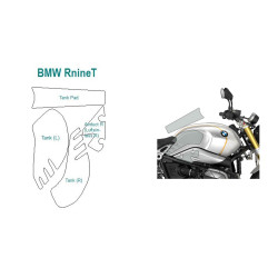 Folia ochronna zbiornika Wunderlich do BMW R nineT / Pure / Racer / Scrambler / Urban G/S