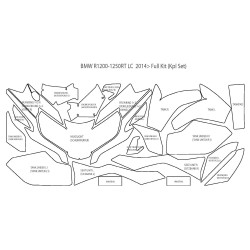 Folia ochronna Wunderlich do BMW  R1200RT LC