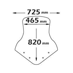 Szyba turystyczna Isotta do HONDA FORZA 125 [19-20] / 300 [13-17]