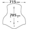 Szyba turystyczna Isotta do SUZUKI BURGMAN 125 200 [14-17]
