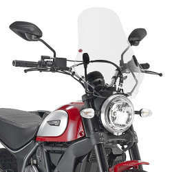Szyba turystyczna Givi 7407A do Ducati Scrambler 400 / 800 [15-] - wymaga A7407A