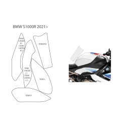 Folia ochronna zbiornika Wunderlich do BMW S1000R [21-]