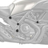 Zaślepki ramy Pyramid do Ducati Diavel [11-]