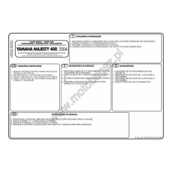 Płyta pod kufer centralny do Yamaha Majesty 400 [04-12] - Givi E331M (zgodna z Kappa K331M)