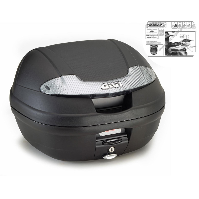 Piaggio Beverly 125-200 2002-2004, centralny, Givi E340NT