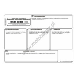 Stelaż pod kufer centralny do Honda CB1300 [03-09] - Givi 259FZ (zgodny z Kappa KZ259)