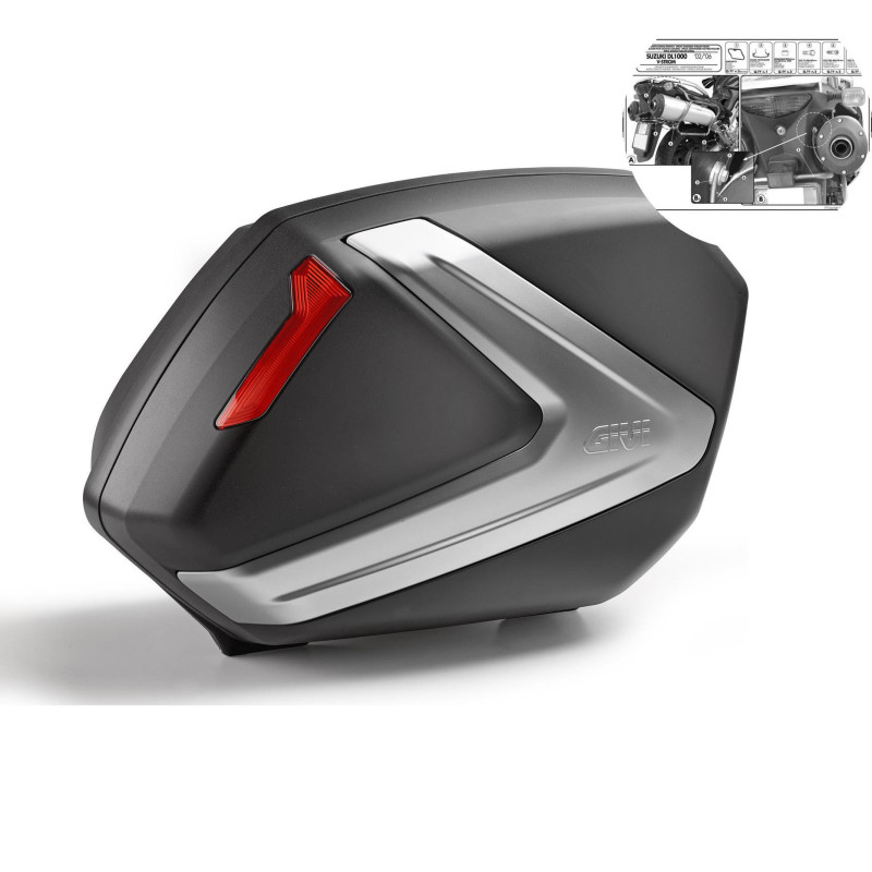 Kawasaki KLV 1000 2004-2010, boczne, V37N