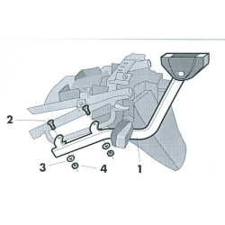 Stelaż SHAD pod kufer centralny do Suzuki BANDIT 750 [96-97]