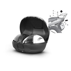 Kawasaki ZR 7 / S 2001-2004, centralny, SHAD SH47 White