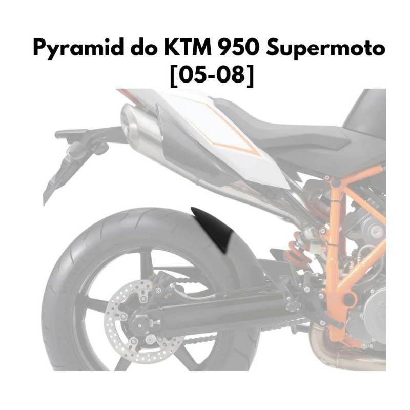 Przedłużenie błotnika (tył) Pyramid do KTM 950 Supermoto [05-08]