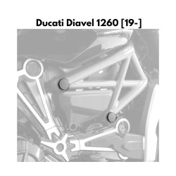 Zaślepki ramy Pyramid do Ducati Diavel 1260 [19-]