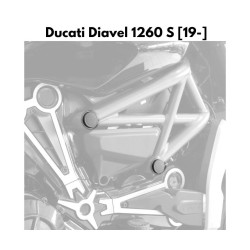 Zaślepki ramy Pyramid do Ducati Diavel 1260 S [19-]