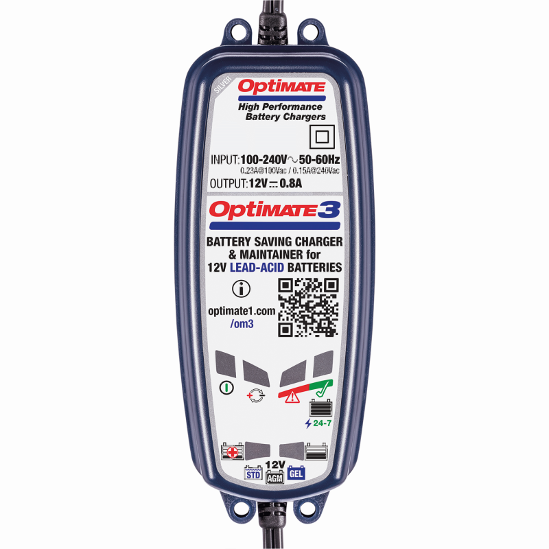 Ładowarka do akumulatorów motocyklowych Optimate 3
