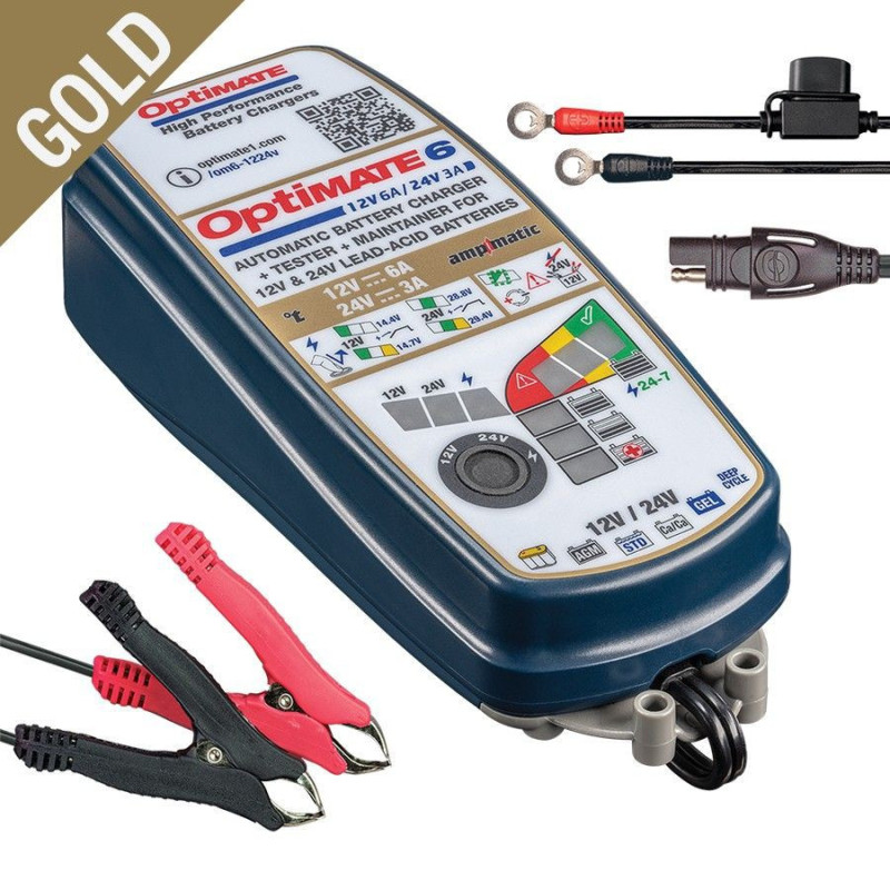 Ładowarka do akumulatorów motocyklowych Optimate 6