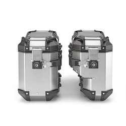 Kufry Givi Trekker Outback EVO OBKE3733A (boczne pod stelaże podcięte, )srebrne