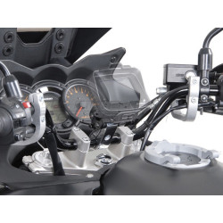 Uchwyt SW-MOTECH na GPS do kierownicy 26 mm (1 cal, srebrny)