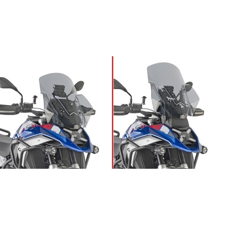 KAPPA SZYBA BMW R 1300 GS '24-, (54,5 X 49 CM) PRZYCIEMNIANA (DO MODELI BEZ RADARU)