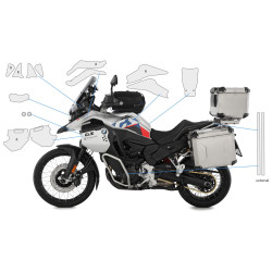 Zestaw folii ochronnych Wunderlich do BMW F900GS Adventure