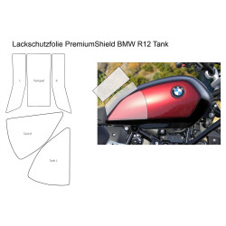 Zestaw folii ochronnych na bak Wunderlich BMW R12