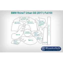 Folia ochronna Wunderlich do BMW R nineT Urban G/S
