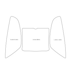 Folia ochronna Wunderlich na kufer centralny 30L BMW S1000XR [20-]