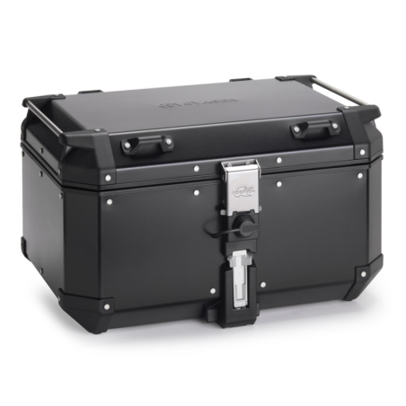 KAPPA 2025/05 KUFER CENTRALNY 58L MONOKEY KVG580B K'VOYAGER ALUMINIOWY KOLOR CZARNY ANODOWANY BLACK LINE