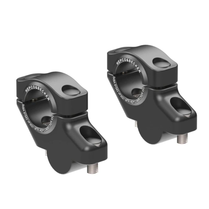 Podwyższenie mocowania kierownicy Hepco&Becker Yamaha Tenere 700 (25-) (30 mm w górę, 21 mm w tył) - czarne