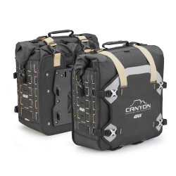 GIVI SAKWY WODOSZCZELNE OFF-ROAD / ENDURO (2 X 35L) - WPINANE W STELAŻ PL, ZAPINANE NA KLUCZ (MOCOWANIE TYPU MONOKEY) MODEL CANY