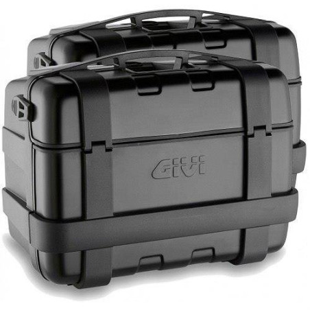 GIVI KUFER CENTRALNY LUB BOCZNY (PARA   2 SZTUKI) MONOKEY TREKKER BLACK LINE (46 LT)