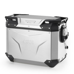 GIVI KUFER BOCZNY TREKKER OUTBACK EVO SMART ANODYZOWANY (PRAWY 44LTR) - (WKŁADKĘ SLR... NALEŻY DOKUPIĆ DODATKOWO)