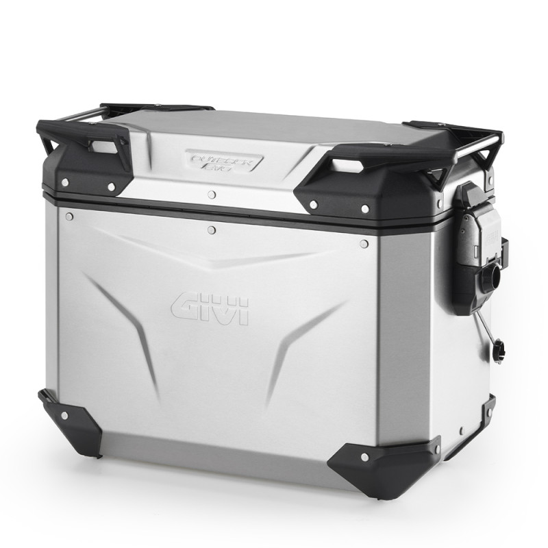 GIVI KUFER BOCZNY TREKKER OUTBACK EVO SMART ANODYZOWANY (PRAWY 44LTR) - (WKŁADKĘ SLR... NALEŻY DOKUPIĆ DODATKOWO)