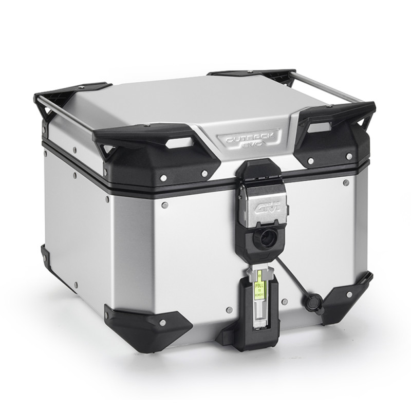 GIVI (PROMOCJA Z 1599) KUFER CENTRALNY TREKKER OUTBACK EVO SMART ALU ANODYZOWANY (42LT) - (WKŁADKĘ SLR... NALEŻY DOKUPIĆ DODATKO