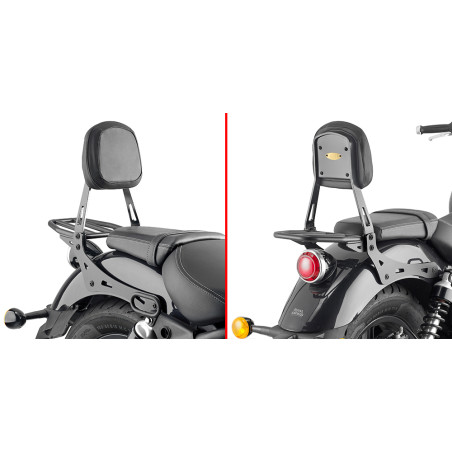 GIVI OPARCIE PASAŻERA Z BAGAŻNIKIEM - ROYAL ENFIEL SUPER METEOR 650 (23)