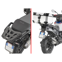 GIVI STELAŻ KUFRA CENTRALNEGO Z ALUMINIOWĄ PŁYTĄ MONOKEY - BMW R 1300 GS Adventure (25)