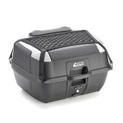 GIVI KUFER CENTRALNY B45+ MONOLOCK (45LT) Z SIATKĄ, WYŚCIÓŁKĄ I OPARCIEM (ZAWIERA PLASTIKOWĄ PŁYTĘ)